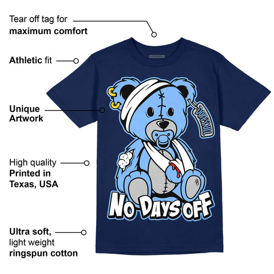 Midnight Navy 5s DopeSkill Navy T-Shirt Hurt Bear Graphic