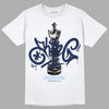 Jordan 5 Midnight Navy DopeSkill T-Shirt King Chess Graphic Streetwear