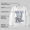 Summit White Navy 4s DopeSkill Sweatshirt Money Talks Graphic