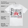 1906R NB Silver Classic Crimson DopeSkill T-Shirt Protect Me From Evil Graphic