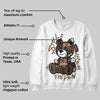 A Ma Maniere x Dark Mocha 4s DopeSkill Sweatshirt Smile Through The Pain Graphic