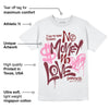 Team Red 1s DopeSkill T-Shirt No Money No Love Typo Graphic