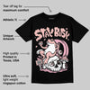 Stars Court White/Pink DopeSkill T-Shirt Stay Busy Graphic