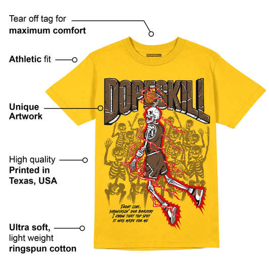 Yellow Collection DopeSkill Gold T-shirt Thunder Dunk Graphic