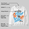 UNC Reimagined 1s DopeSkill Sweatshirt No Money No Love Typo Graphic