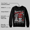 Black Cement 3s DopeSkill Sweatshirt Pretty Girl Swag Graphic