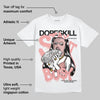 Dusty Rose 40s DopeSkill T-Shirt Stay It Busy Graphic