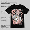 Leather Curb Glitter Pale Pink DopeSkill T-Shirt Stay It Busy Graphic