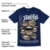 Midnight Navy 3s DopeSkill Navy T-shirt The Mouth With No Droughts Graphic