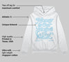 Knu Stack Vintage Satin Dream Blue DopeSkill Hoodie Sweatshirt Money Is Our Motive Typo Graphic