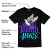 Aqua 6s DopeSkill T-Shirt Juneteenth 1865 Graphic