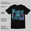 Aqua 8s DopeSkill T-Shirt Protect Me From Evil Graphic