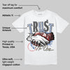 AJ Spizike Storm Blue DopeSkill T-Shirt Trust No One Graphic