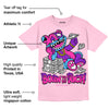 Pink Collection DopeSkill Pink T-shirt Born To Be Rich Graphic