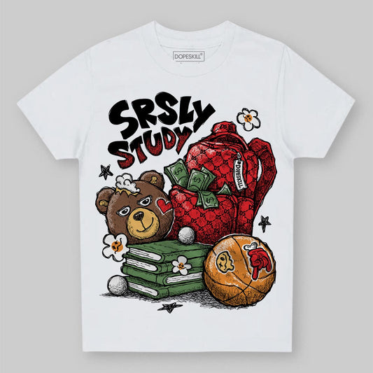 Black and White Sneakers DopeSkill Toddler Kids T-shirt SRSLY Study Graphic Streetwear - White