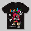 Red Sneakers DopeSkill Toddler Kids T-shirt Learning Graphic Streetwear - Black