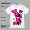 Fierce Pink 1s DopeSkill T-Shirt Love Sick Graphic