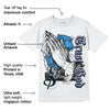 AJ Spizike White Obsidian DopeSkill T-Shirt Trust God Graphic