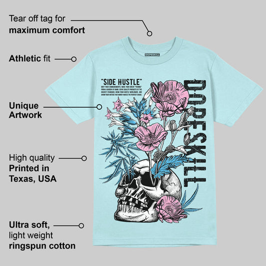 Dunk Glacier Blue DopeSkill Chambray T-shirt Side Hustle Graphic