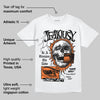Orange Black White DopeSkill T-Shirt Jealousy Graphic