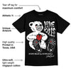 Black and White 14s DopeSkill T-Shirt Love Kills Graphic