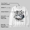 Wolf Grey 5s DopeSkill Sweatshirt Trust No One Graphic