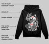 Black Cement 3s DopeSkill Hoodie Sweatshirt Smile Through The Pain Graphic