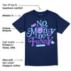 Georgetown 5s DopeSkill Midnight Navy T-shirt No Money No Funny Graphic