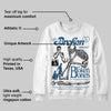 French Blue 12s DopeSkill Sweatshirt Broken Bones Graphic