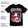 AJ Spizike Bred DopeSkill T-Shirt Stay Busy Graphic