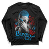 Jordan 1 High Retro OG “University Blue” DopeSkill Long Sleeve T-Shirt Boys Don't Cry Graphic Streetwear - Black