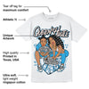 Military Blue 4s DopeSkill T-Shirt Queen Of Hustle Graphic