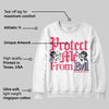 Peanut Butter Jelly 5s DopeSkill Sweatshirt Protect Me From Evil Graphic