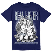 Midnight Navy 11s DopeSkill T-shirt Real Lover Graphic