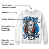 Powder Blue 9s DopeSkill Sweatshirt Money Don't Lie Graphic