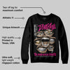 Rick RO Pink Leather Sneakers DopeSkill Sweatshirt The Mouth With No Droughts Graphic