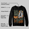 Undefeated x 4s OG DopeSkill Sweatshirt Real Ones Move In Silence Graphic