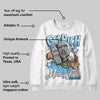 Legend Blue 11s DopeSkill Sweatshirt Get Rich Graphic