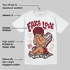 Samba OG Collegiate Burgundy DopeSkill T-Shirt False Love Graphic