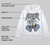 Wolf Grey 5s DopeSkill Hoodie Sweatshirt At The Top Graphic