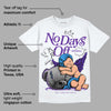 Dark Iris 3s DopeSkill T-Shirt New No Days Off Graphic