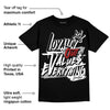 Black and White 14s DopeSkill T-Shirt LOVE Graphic