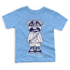 University Blue 6s DopeSkill Toddler Kids T-shirt Sneaker Bear Graphic - University Blue T-shirt