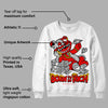 Cherry 12s DopeSkill Sweatshirt Born To Be Rich Graphic