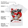 Red Cement 4S DopeSkill T-Shirt No Fake Love Graphic