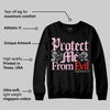 Arctic Pink 5s DopeSkill Sweatshirt Protect Me From Evil Graphic