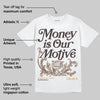 Earth 5s DopeSkill T-Shirt Money Is Our Motive Typo Graphic