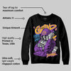 PURPLE 'Grind Pray' DopeSkill Graphic Sweatshirt