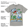 Cool Grey 11s DopeSkill Grey T-shirt Born To Be Rich Graphic