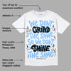 Powder Blue 9s DopeSkill T-Shirt Grind Shine Graphic